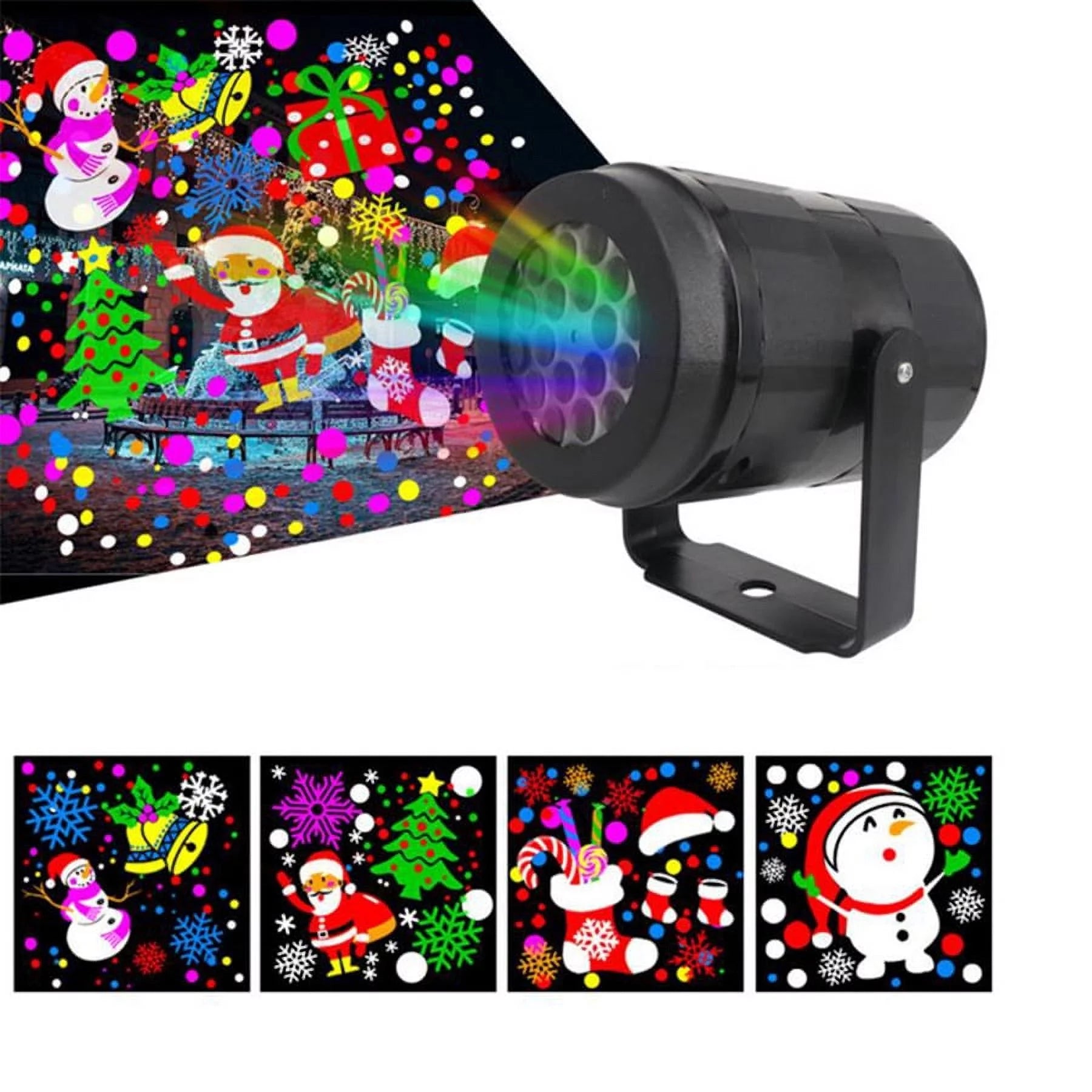 Outdoor Christmas Laser Snow Projector Lights, Waterproof with Rotation